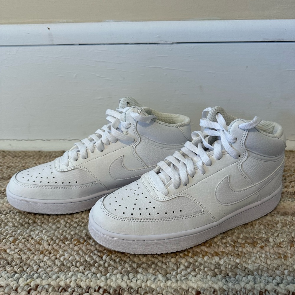 Nike White High-Top Sneakers